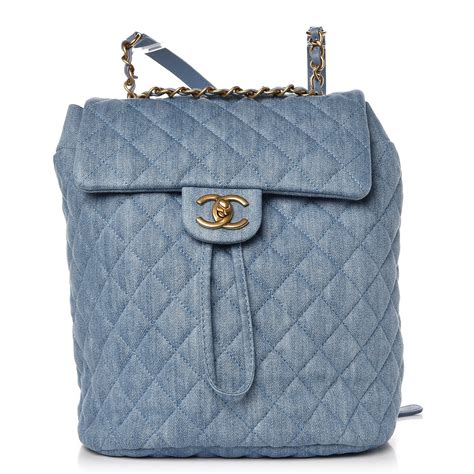 chanel blue urban spirit backpack|Chanel urban spirit backpack sizes.